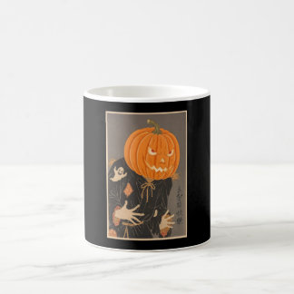 Caneca De Café Halloween Pumpkin Ukiyo-e JapanArt Jack O
