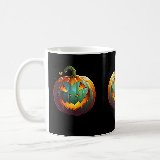Caneca De Café Halloween Pumpkin Vibes (Esquerda)