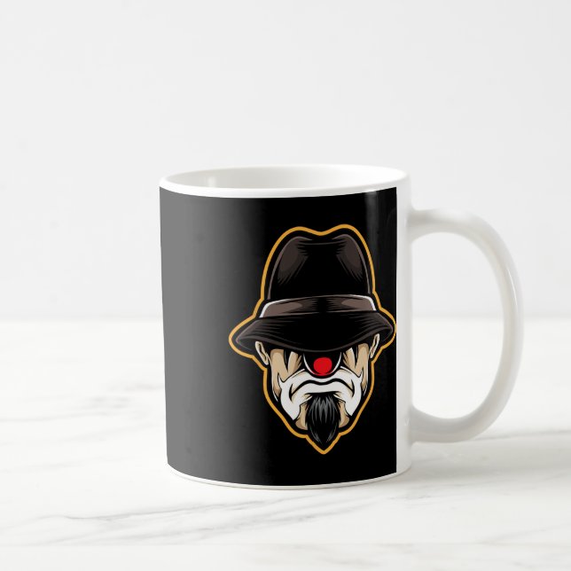 Caneca De Café Halloween Scary Clowy Cholo Gangster (Direita)
