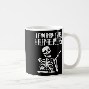 Caneca De Café Halloween Skeleton Eu Encontrei Humero Engraçado E