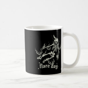 Caneca De Café Halloween Skeleton Flare Day Fibromialgia