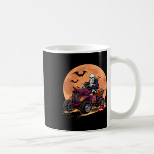 Caneca De Café Halloween Skeleton Riding Monster Truck Toddler Bo