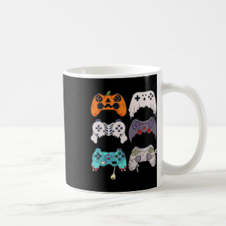 Caneca De Café Halloween Skeleton Zombie Controladoras de Jogos M