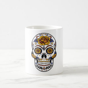 Caneca De Café Halloween Skull