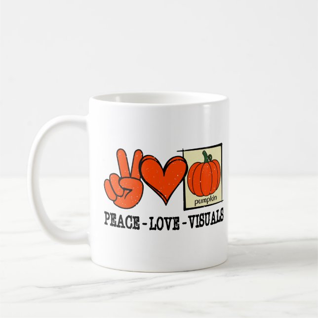 Caneca De Café Halloween SLP Halloween - Terapia de Fala de Hallo (Esquerda)