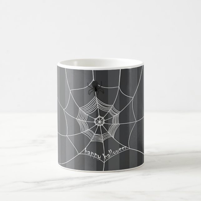 Caneca De Café Halloween Spooky Scary Cute Spider Web (Centro)