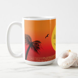 Caneca De Café Halloween tropical