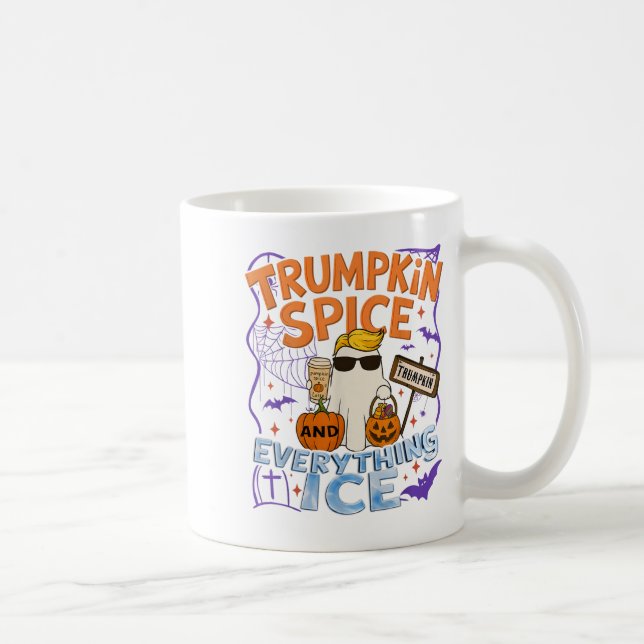 Caneca De Café Halloween Trumpkin Sce E Tudo O Ice Pumpkin (Direita)