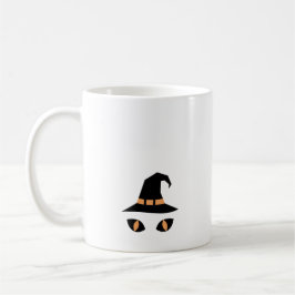 Caneca De Café Halloween witchy cat