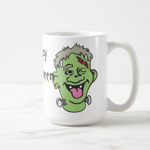 Caneca De Café Halloween Zombie