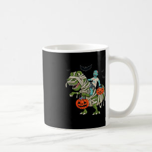 Caneca De Café Halloween Zombie Andando A Rex Diversão Meninos Me