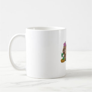 Caneca De Café Halloween Zoo Wombat Pumpkin
