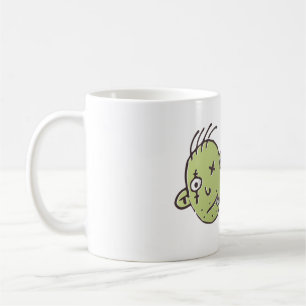 Caneca De Café Halloween Zumbi Engraçado