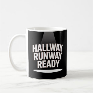 Caneca De Café Hallway Runway Ready Sassy Bold School Girl