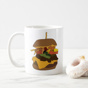 Caneca De Café Hamburger Burger Hamburguer