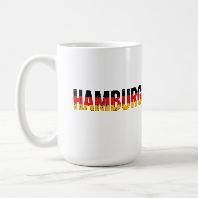 Caneca De Café Hamburgo Alemanha (Esquerda)