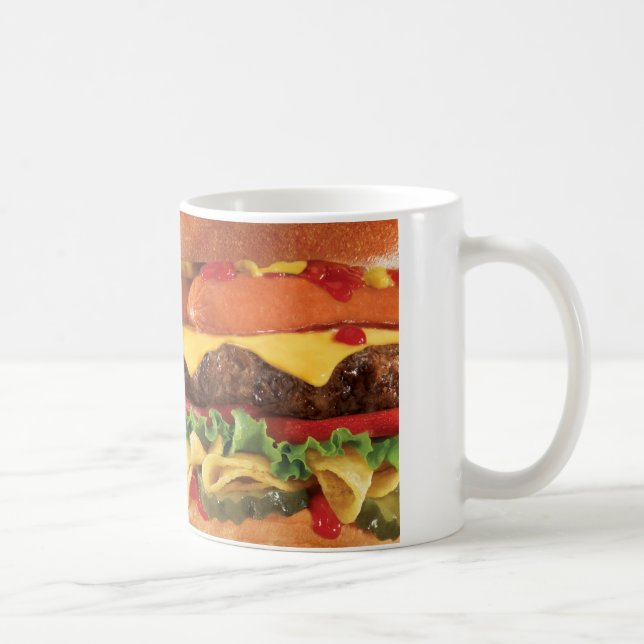 Caneca De Café hambúrguer (Direita)