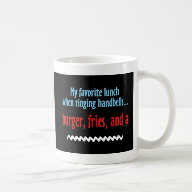 Caneca De Café Hamburguer, fritadas e uma agitação (Direita)