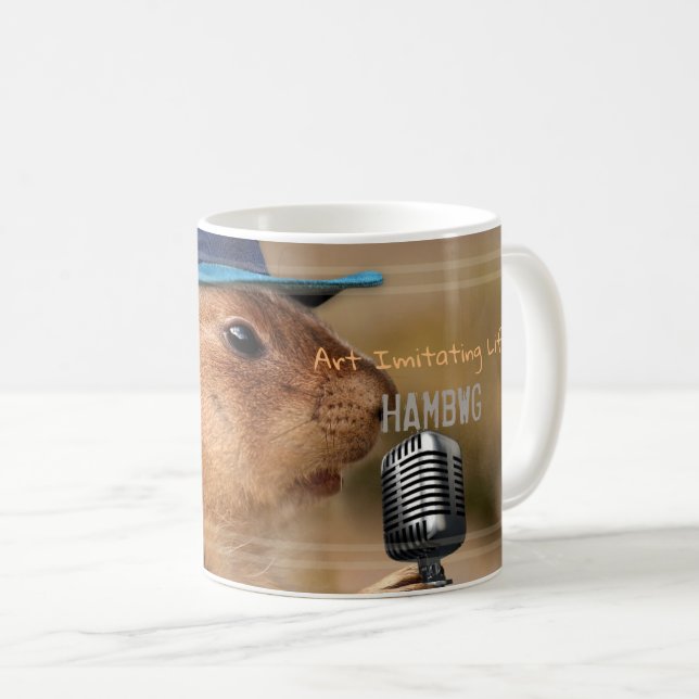Caneca De Café HAMbWG - Café Mug - Rock Star (Frente Esquerda)