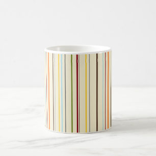 Caneca De Café HAMbWG listras finas de 11 onças MugMulti em Bge