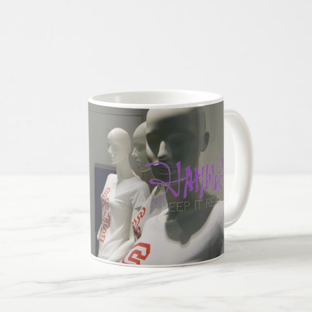 Caneca De Café HAMbyWG - Coffee Mug - Mantenha-o real (Frente Esquerda)