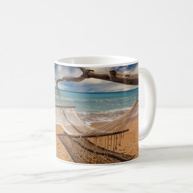 Caneca De Café Hammock na costa (Frente Esquerda)