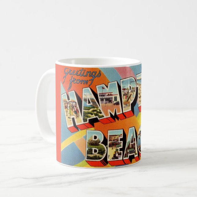 Caneca De Café Hampton Beach, New Hampshire Mug (Frente Esquerda)