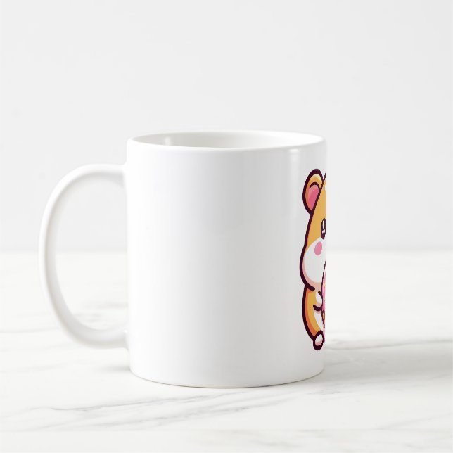 Caneca De Café Hamster com donut  (Esquerda)