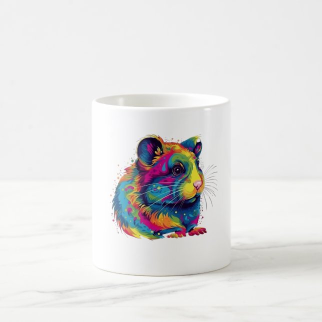 Caneca De Café hamster cute  (Centro)