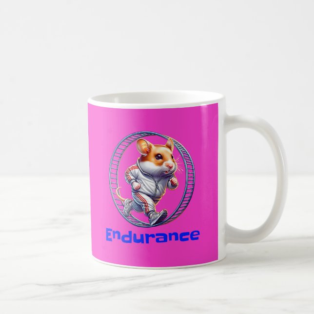 Caneca De Café Hamster Endurance Corrente de Camisa (Direita)