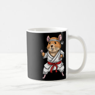 Caneca De Café Hamster Karate Ninja Jiu-jitsu Judo Taekwondo Mart