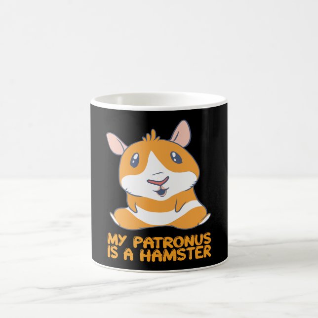 Caneca De Café Hamster - Meu Patronus É Um Hamster (Centro)
