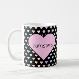 Caneca De Café Hamsters Hearts Mug