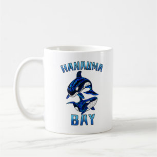 Caneca De Café Hanauma Bay Havaí Vacinação Tribal Orcas