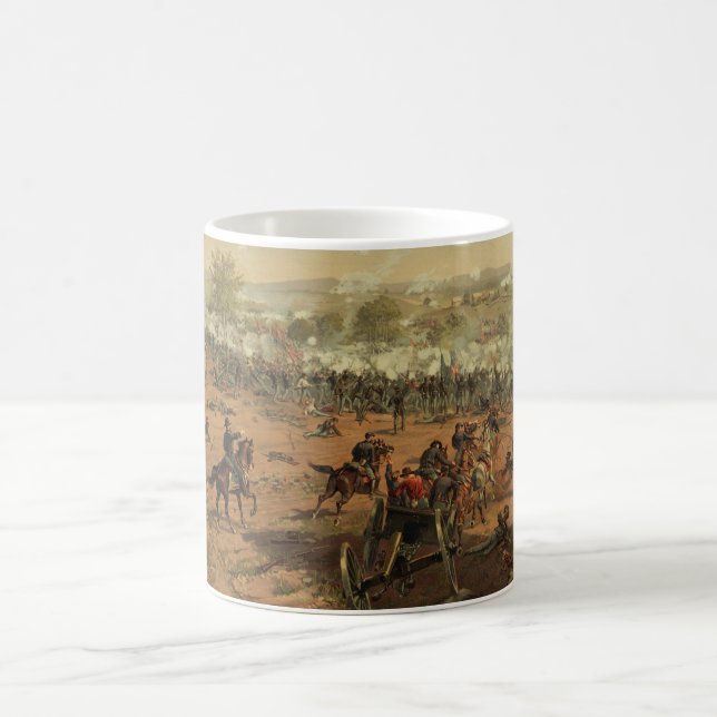 Caneca De Café Hancock em Gettysburg por Thure de Thulstrup (Centro)