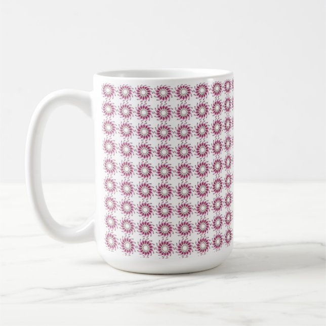 Caneca De Café Handdrawn Flowers (Esquerda)