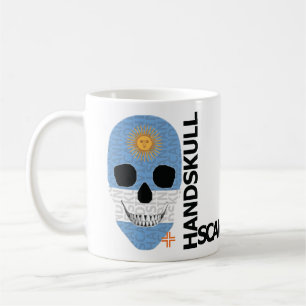 Caneca De Café HANDSKULL Argentina Classic    MugO4