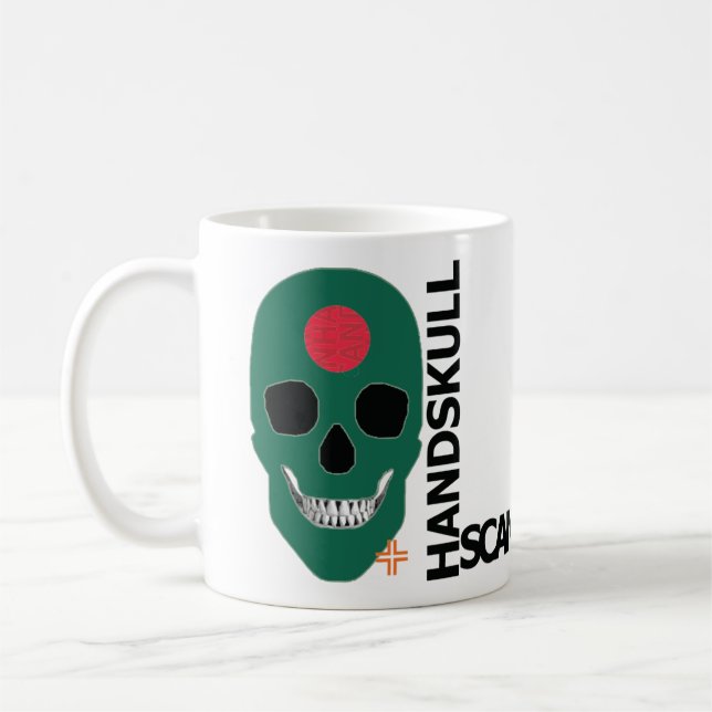 Caneca De Café HANDSKULL Bangladesh Classic Mug O4 (Esquerda)