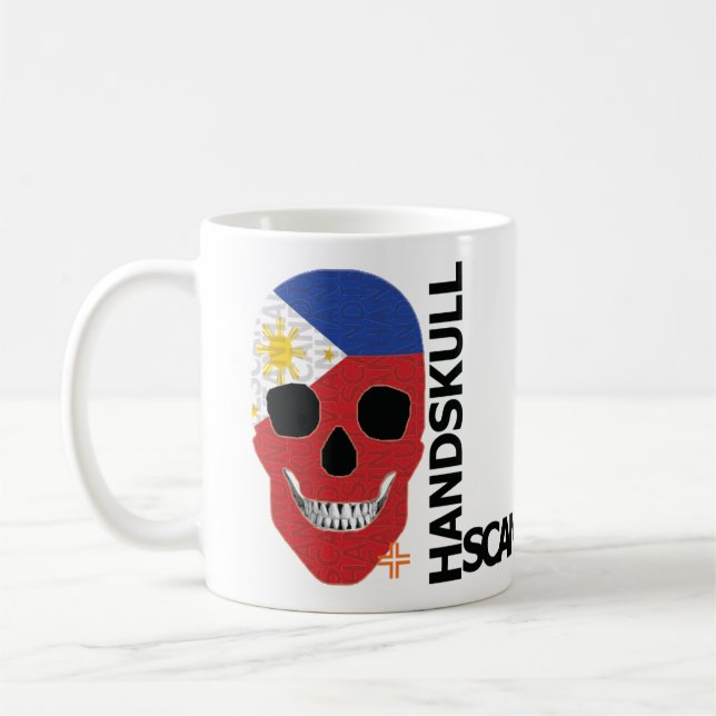 Caneca De Café HANDSKULL Filipinas Classic Mug O4 (Esquerda)