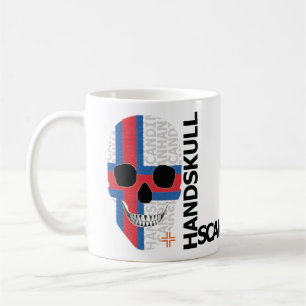 Caneca De Café HANDSKULL Ilhas Faroé Classic    MugO4