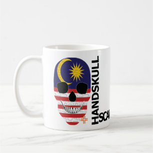 Caneca De Café HANDSKULL Malásia Classic MugO4