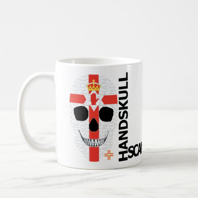 Caneca De Café HANDSKULL Norte Irlanda Classic Mug O4 (Esquerda)