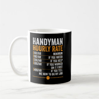 Caneca De Café Handyman Ha Hora Taxa Funny Handyman