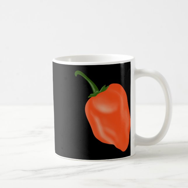 Caneca De Café Hanero Chili Pepper Correspondendo Halloween Costu (Direita)