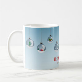 Caneca De Café Hanging Baubles Merry Christmas Mug