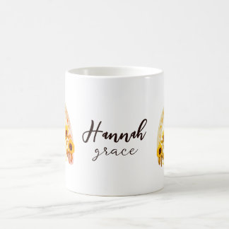 Caneca De Café Hanna Hebrew Significa Grace Rainbow Sunflower Boh