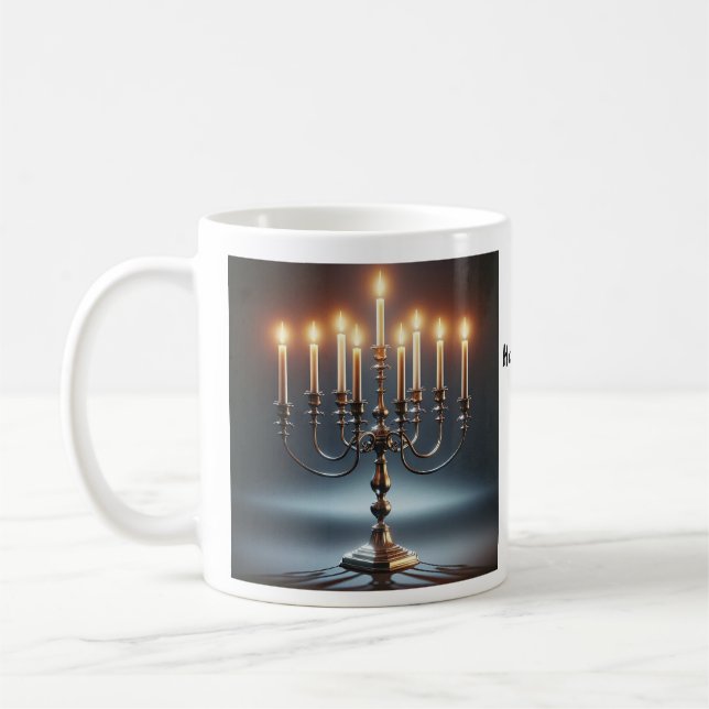 Caneca De Café Hannukkah (Esquerda)