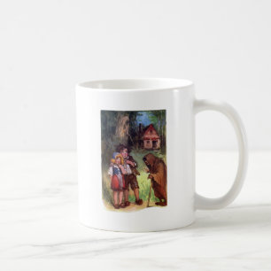 Caneca De Café Hansel e Gretel encontram a bruxa