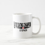 Caneca De Café Hanukkah Latente Comendo Campeão Café Mug<br><div class="desc">Chanukah Mug, campeão de comer latke. Personalize excluindo o texto e adicionando sua própria mensagem. Use seu estilo, cor e tamanho de fonte favoritos. Obrigados para parar e comprar. Feliz Chanukah/Hanukkah! Crie um simples presente adicionando alguns doces à caneca, embrulhe-a em celofane e amarre-a com um arco. Aproveite! Estilo: Mug...</div>