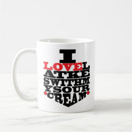 Caneca De Café Hanukkah Mug "I Love Latkes"